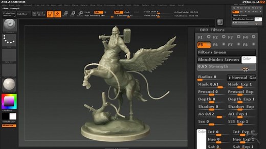 ZBrush官网教程-BPR渲染参数