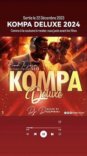 KOMPA DELUXE 2024, le rendez-vous de tous les ans à la même période ☺️. Un nouveau DJ, qui va faire son entrée dans la team KOMPA DELUXE à partir du 22 décembre 2023. Affaire à suivre 💪... @ducrau1980, Prépare ta valise ✈️🚝😊😉 🇫🇷🇭🇹🇬🇵🇲🇶🇬🇫🇷🇪🇳🇨🇦🇹🇪🇸🇵🇹🇮🇹🇧🇪🇳🇱🇺🇸🇨🇦🇬🇧🇸🇳🇨🇮🇨🇲 #caribbeankonpa #kompadeluxe #mizik #konpa #kompa #zouk #caribbeanmusic #Paris #africanmusic #konpadance #konpamusic #kompagouyad #gouyad #haiti #antilles #Afrique #Zoukrétro #dancehall #reagge