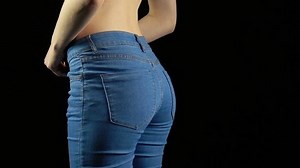 Young Girl Removing Blue Jeans Stok Videosu (%100 Telifsiz) 1009501247 | Shutterstock