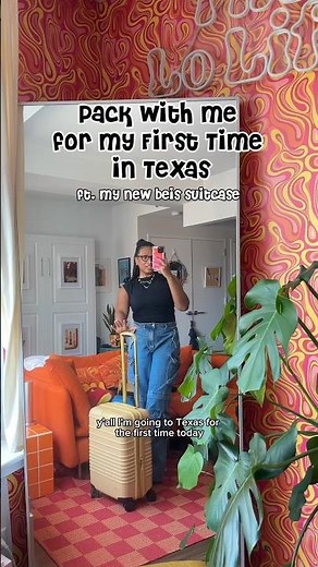 pack with me for my first time in texas || carry-on packing tips #packing #packwithme