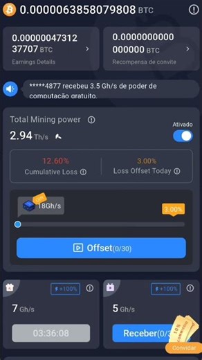 Minerador de Bitcoin Gratuito pelo Celular