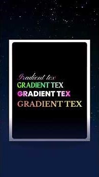 Canva Text Gradient Trick for Beginners