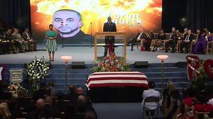 REST EASY "Officer Courts, you are clear to ascend to your final destination. Rest easy. Your family behind the badge will take it from here. God bless you." Officer Loren Courts is being honored today during his funeral in Detroit: https://bit.ly/3zfSU24 | FOX 2 Detroit