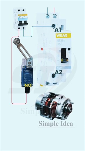 Modular Contactor Control with LimitSwitchforMotor.#Contactor#Modular Contactor #industrial#youtube