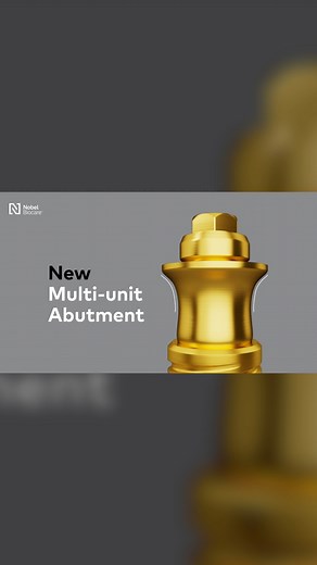 Meet the New Multi-Unit Abutment for Conical Connection, offering a range of benefits while maintaining compatibility with all existing components.​ - Designed to increase tissue space​ - Designed to allow for subcrestal implant placement.​ - Designed to reduced the need for bone milling.​ - Features a shorter holder for improved posterior handling.​ Now available on the Nobel Biocare online store or your local customer service. ​ *Availability may vary by market.*​​ #NobelBiocare #allon4 #impla