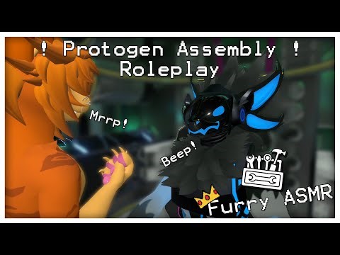 FURRY ASMR 🧡🐱|| Protogen Assembly 🛠️ (Sci-fi Roleplay)