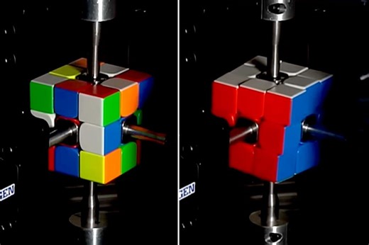 Il robot che risolve il cubo di Rubik in 0,1 secondi batte il record del mondo