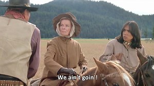 John Wayne has two companions - Rooster Cogburn 1975 #johnwayne | Tru Vu Drive In