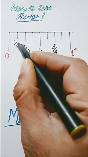 How to use inch ruler/tape#MathMarrow#Math shorts