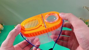 Halloscume 8 Pack Bug Catcher Kit Outdoor Toy Gift for Kids with Bug Containers Magnifying Glass Tweezers Collection Kit Kid Outdoor Explorer (Orange, Green)