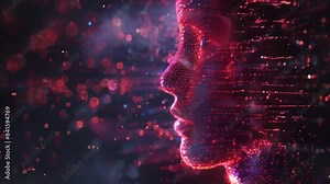 AI, Machine learning, beautiful woman robot with digital technology on brain concept machine deep learning, science artificial intelligence technology network exchange futuristic innovation.5