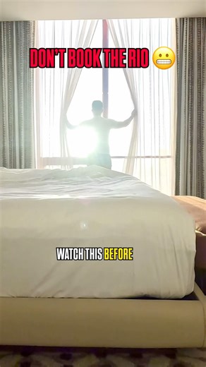 Rio Says Renovated… But Look at This Room 😬 #lasvegas #shorts