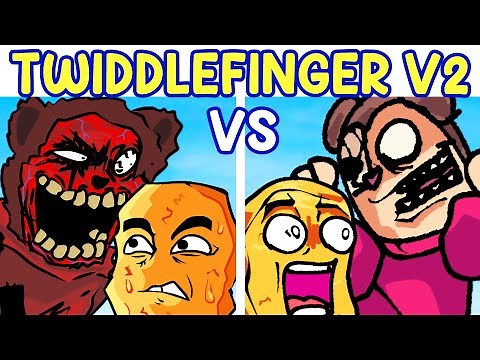 FNF TWIDDLEFINGER V2 - All High Effort Mods (New Animations, Sprites) Max vs Nugget