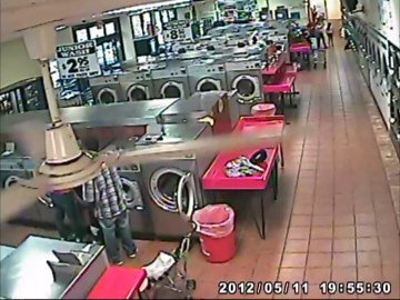 Baby Trapped in Washing Machine