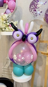 6.6K views · 126 reactions | Balloon owl 黎.,Sharing an idea  #balloonart #fun #top #lifehacks #tips #balloon #balloonartist #patterns #patrones #mosaicballoon #balloonmosaic #balloondecor #mosaicframesforballoons #balloonsdecoration #balloonstylist#stuffedballoons #serbia #novisad #beograd | Genballoon | Facebook