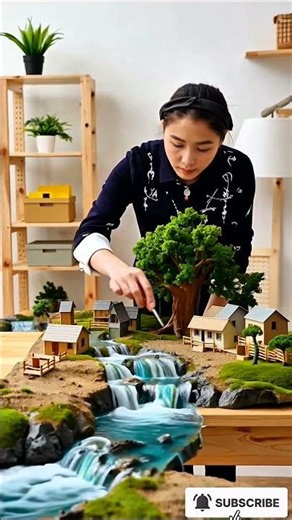 Creating a Miniature Waterfall Landscape”