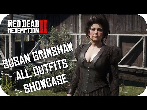 All Susan Grimshaw outfits Showcase RDR2 | Susan Grimshaw Model Clothing [RDR2 Outfit Changer]