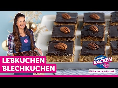 Oh du leckere Weihnachtszeit | Lebkuchen Blechkuchen | Rezepte für Lidl von Sallys Welt