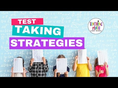 Math Test Taking Strategies