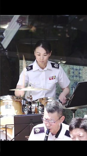 「ルパン三世」 佐々木真衣 指揮：1等陸尉 富田淳子 陸上自衛隊 第12音楽隊 新宿木曜コンサート #shorts