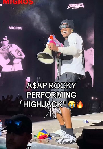 Rocky performing
