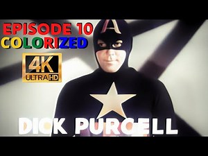 Captain America 1944 Serial Episode 10 Colorized and Remastered to 4k "The Avenging Corpse"