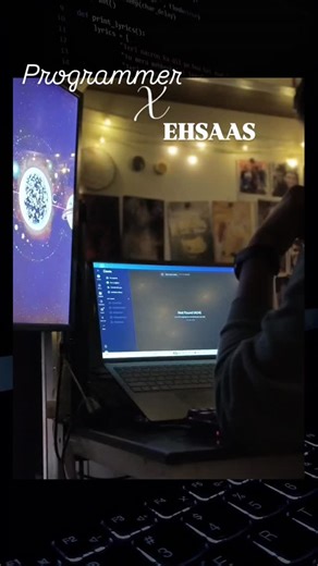 HARSH PAHUJA❤️‍🔥 on Instagram: "When programming meet creation #ProgrammingMusic #CodeAndChill #TechSongs #SynthwaveCoding #AlgorithmicBeats #CodingPlaylist #DigitalMusic #musicforcoders"