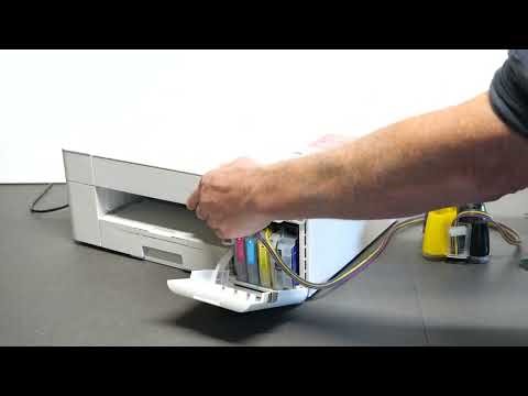 Ciss continuous ink system install Brother DCP-J1200dw LC-424 LC-404 LC-414 inks