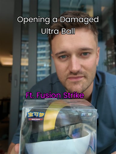 Opening a Damaged Ultra Ball Ft. Fusion Strike! You ever order something and can't be bothered to send it back so you open it anyway? #fyp #Pokemon #pokemoncommunity #Pokemontcg #PokemonTCG #PokemonCards #shorts #reels #PokemonCardOpening #PackOpening #pokeball #ChinesePokemonTCG #Unboxing