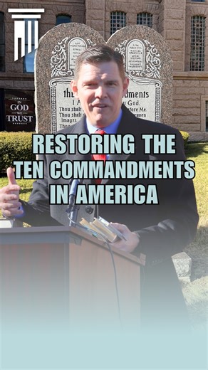 The Ten Commandments are foundational in American history—for our law and moral code. Tim Barton explained the history & tradition of the Ten Commandments at the unveiling of a monument in Fort Worth, Texas! WallBuilders | First Liberty Institute