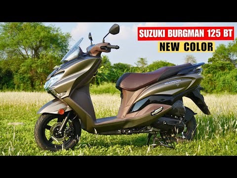 2024 Suzuki Burgman Street 125 BT New Color Review ~ Top Speed | Price & All Colors