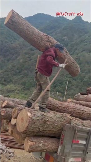 Manual Log Loading – A Job Not Everyone Can Handle #mixcraft