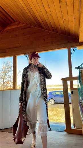 Elevate Your Style with a Leopard Print Denim Trench