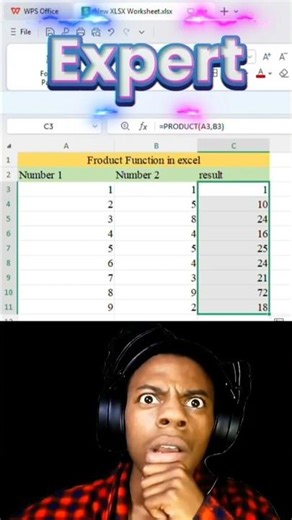 Excel Expert Trick | PRODUCT Function in Excel | Office Excel Pro