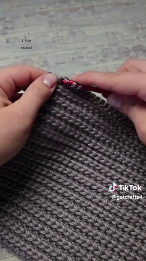 Simple 2 Row Repeat Rib Crochet Pattern Tutorial