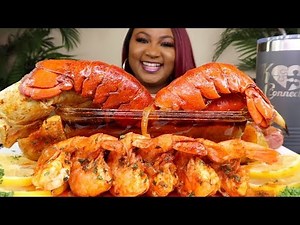 SEAFOOD BOIL MUKBANG + BLOVES SMACKALICIOUS SAUCE