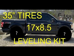 Will 35" tires fit on your F150 with a 2" level?! | Premium Raptor Wheels