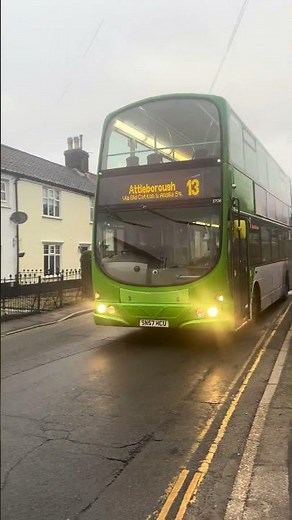 First bus 37136 on route 13 with 37139 behind it