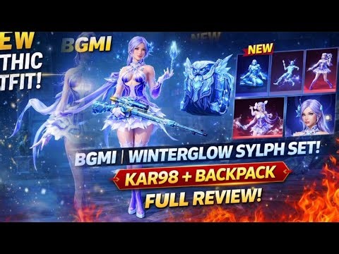 Ultimate New Winterglow Sylph Set BGMI PUBG ❄️ | Worth It or Not? Full Review