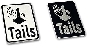 Linux Tails Operating System Aluminum Sticker Set (Two Emblems)…