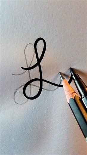 Drawing cursive calligraphy using double pen #calligraphy #artworks | Md. Takbir Hossain