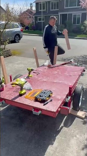 Harbor Freight Trailer Build #diy #howto #harborfreight #trailer #assembly