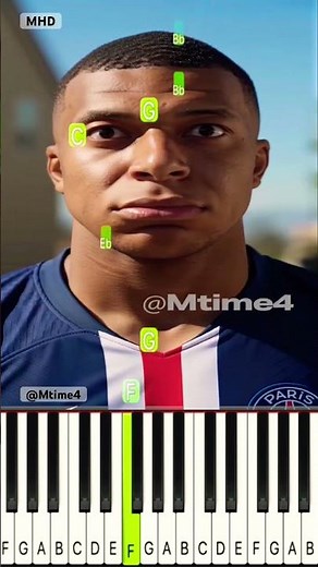 The Most Unhinged Haaland And Mbappe Yet 🎈‪@Mtime4‬ - Piano Tutorial