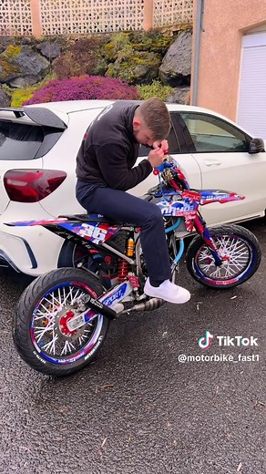 Premier démarrage du 80 fast sur la Fantic
