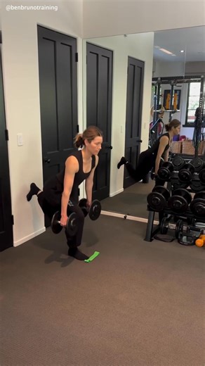 Most fitness enthusiasts will be familiar with the Bulgarian split squat, but its lesser-known sister, the wall-assisted Bulgarian split squat, can deliver an even more effective lower-body workout. As demonstrated by Hollywood star Jessica Biel and filmed by LA-based celebrity PT Ben Bruno, this variation helps develop stability, balance and coordination. | Women's Health UK