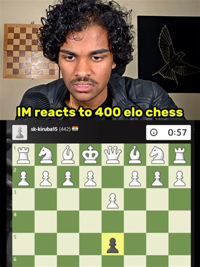 Reacting to a 400 ELO Chess Game — Live Chess Reaction