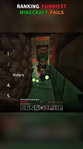 Funniest minecraft fails🤣😅