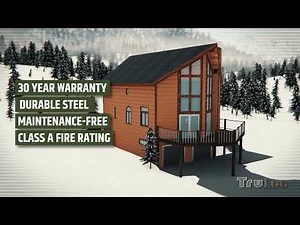 Maintenance-Free Steel Log Siding