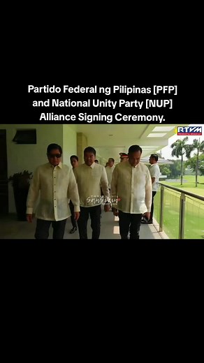Alliance Signing Ceremony: Partido Federal ng Pilipinas and National Unity Party
