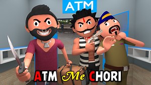 6.3M views · 10K reactions | A JOKE OF : ATM ME CHORI - THE ANIMO FUN #funny #comedy | The Animo Fun | Facebook